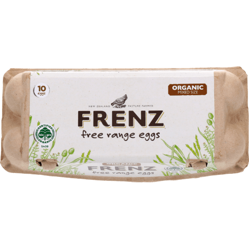 Frenz Free Range Organic Mixed Grade Eggs