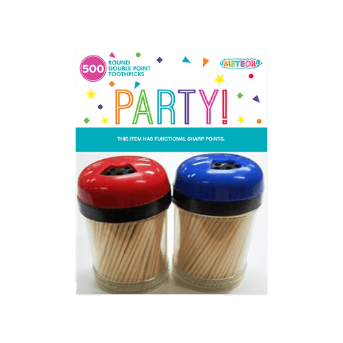 Unique Round Double Point Toothpicks 500 pack