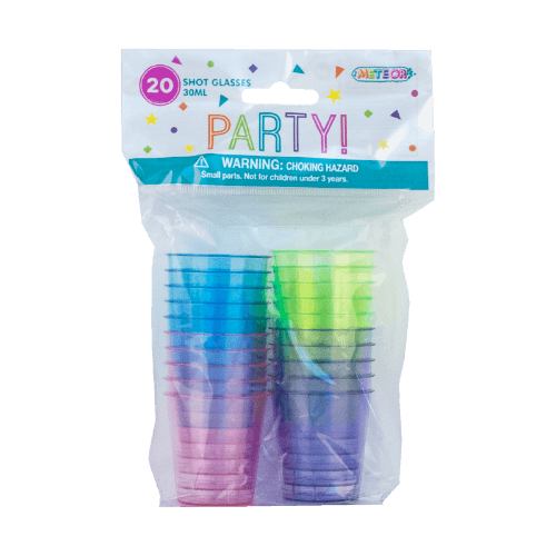 Unique Party! Shot Glasses 20 pack