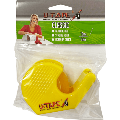 U-Tape Titex Classic Tape 18mm x 33m Dispenser