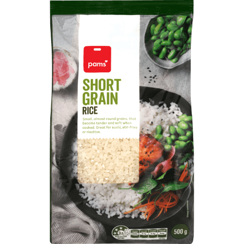 Pams Short Grain Rice 500 g