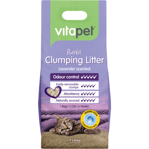 VitaPet Purrfit Lavender Scented Clumping Litter