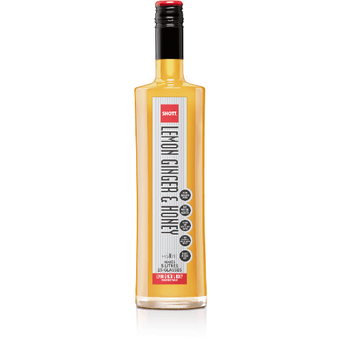 Shott Lemon Ginger & Honey Real Fruit Syrup