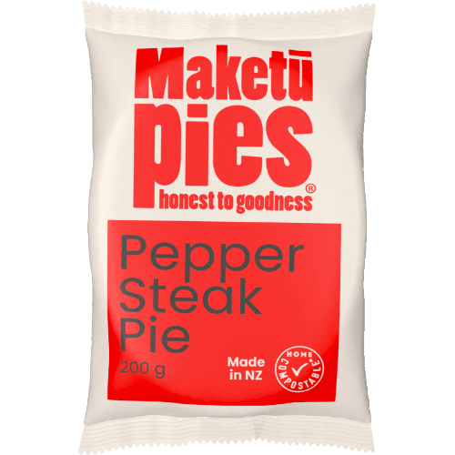 Maketu Pies Pepper Steak Pie Snack Size 200 g