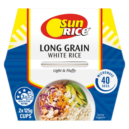 SunRice Long Grain White Rice Cups