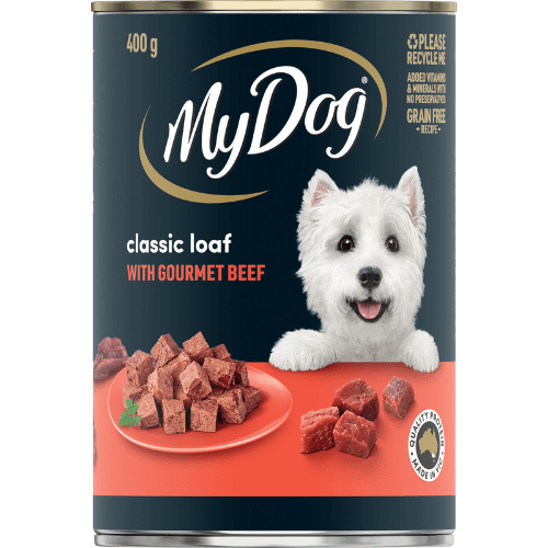 My Dog Classic Loaf With Gourmet Beef Wet Dog Food