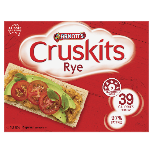 Arnott's Cruskits Rye Crispbread