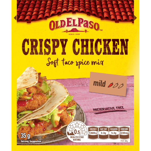 Old El Paso Crispy Chicken Soft Taco Spice Mix