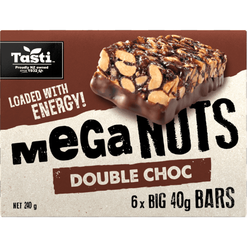 Tasti Meganuts Double Choc Bars