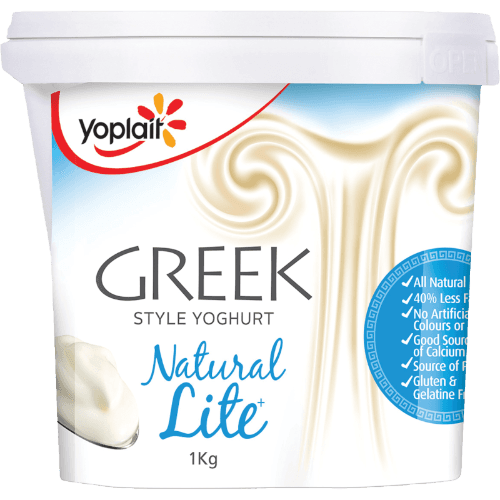 Yoplait Greek Style Natural Lite Yoghurt