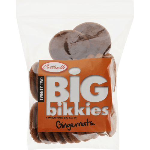 Cottrells Big Bikkies Gingernuts Biscuits