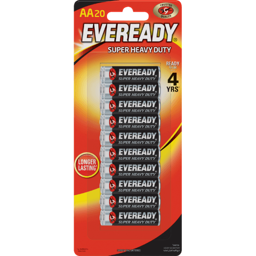 Eveready Super Heavy Duty AA Battery