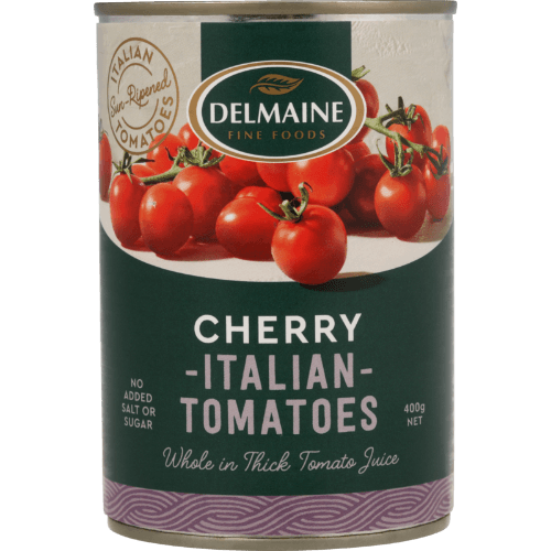 Delmaine Whole Cherry Italian Tomatoes in Thick Tomato Juice