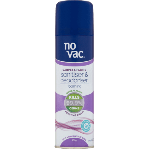 No Vac Purifying Breeze Foaming Carpet & Fabric Sanitiser & Deodoriser 290 g