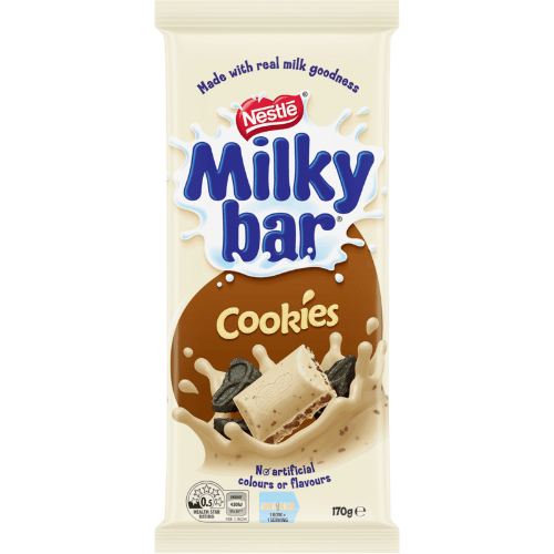Nestle Milkybar Milk & Cookies Chocolate Block
