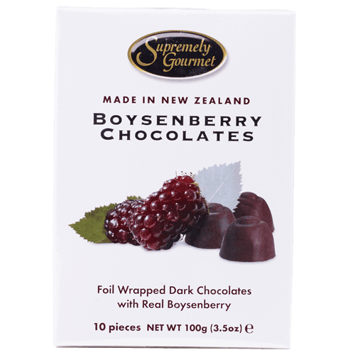 Supremely Gourmet Boysenberry Chocolates