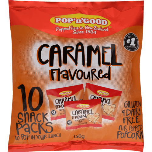 Pop'n'Good Caramel Popcorn Lunch Pack