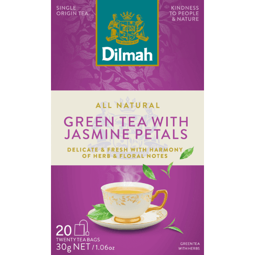 Dilmah Green Tea With Jasmine Tea Bags
