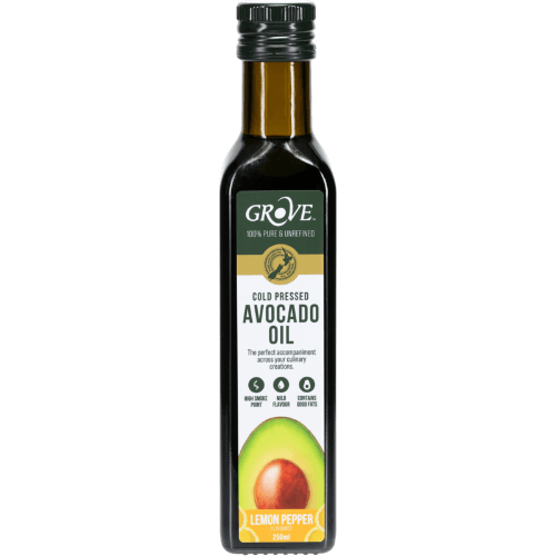 Grove Lemon Pepper Flavoured Cold Pressed Avocado Oil