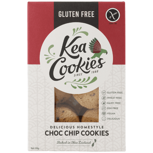Kea Cookies Gluten Free Vegan Delicious Homestyle Choc Chip Cookies