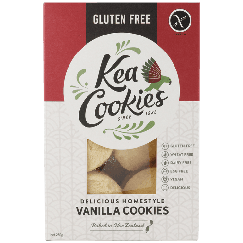 Kea Cookies Gluten Free Vegan Delicious Homestyle Vanilla Cookies 250 g