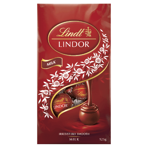 Lindt Lindor Milk Chocolates Pouch