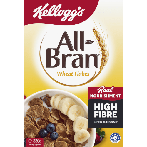 Kellogg's All-Bran Wheat Flakes Breakfast Cereal