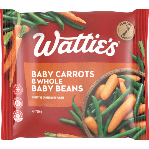 Wattie's Baby Carrots & Whole Baby Beans