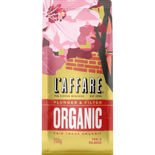 L'affare Plunger & Filter Organic Fair Trade Coffee