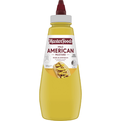 Masterfoods Mild American Mustard Squeezy Bottle