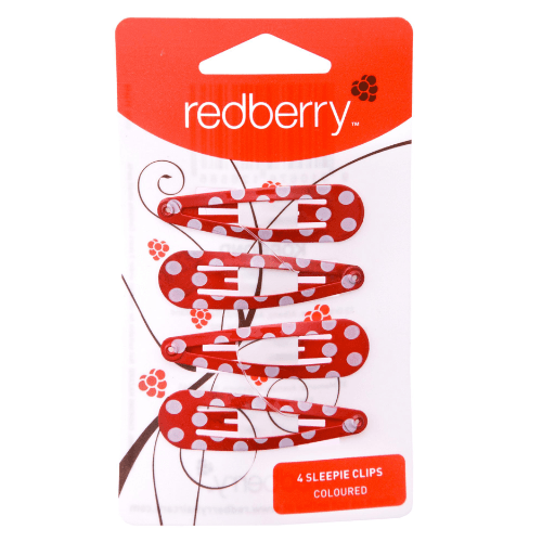 Korbond Coloured Sleepie Clips 4 pack