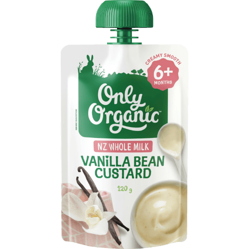 Only Organic Vanilla Bean Custard 6+ Months