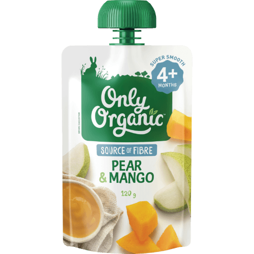 Only Organic Pear & Mango 4+ Months