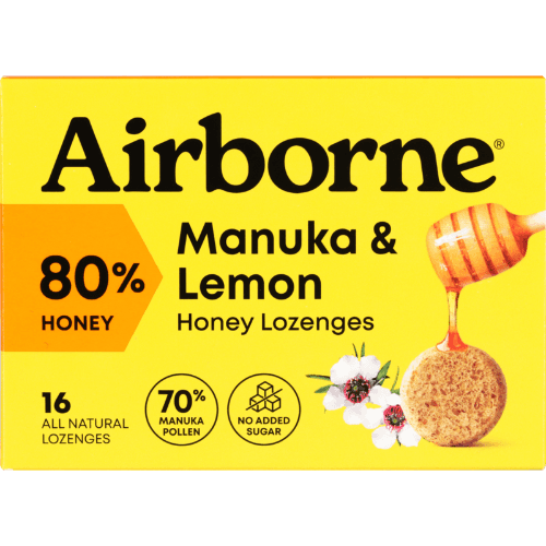 Airborne Manuka & Lemon Honey Lozenges