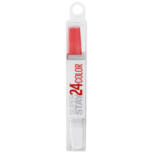 Maybelline New York Superstay 24 2-Step Continuous Coral Longwear Liquid Lipstick