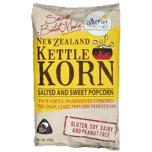 New Zealand Kettle Korn Slightly Salted Slightly Sweet Pop Corn