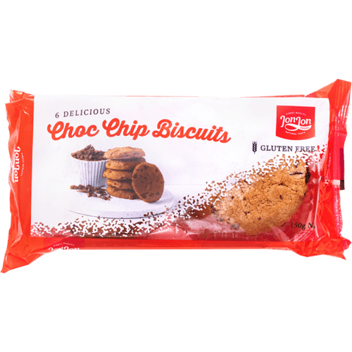 Jon-Jon Gluten Free Chocolate Chip Biscuits