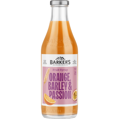 Barker's Orange Barley & Passion Fruit Syrup