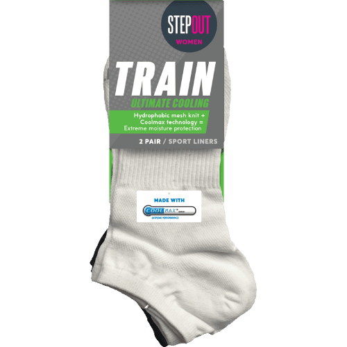Stepout Womens Socks Training Tall 2 pack