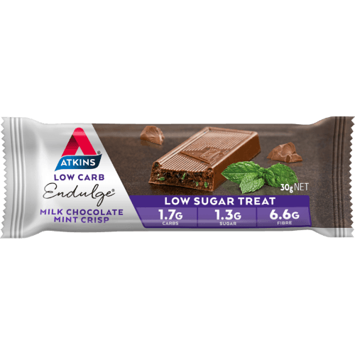 Atkins Endulge Nutrition Bar Milk Chocolate Mint Crisp 30 g