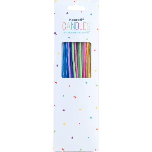 Hoorah Slim Sparkler Candles