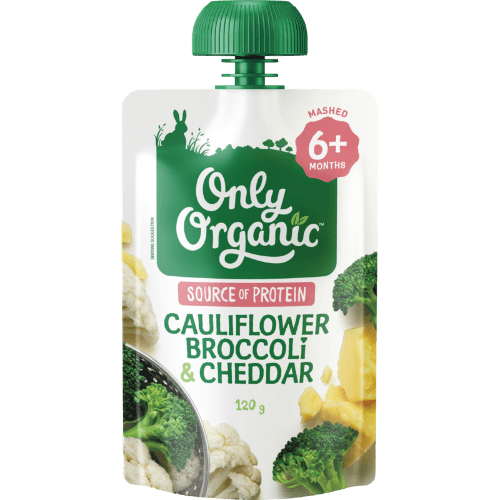 Only Organic Cauliflower Broccoli & Cheddar 6+ Months