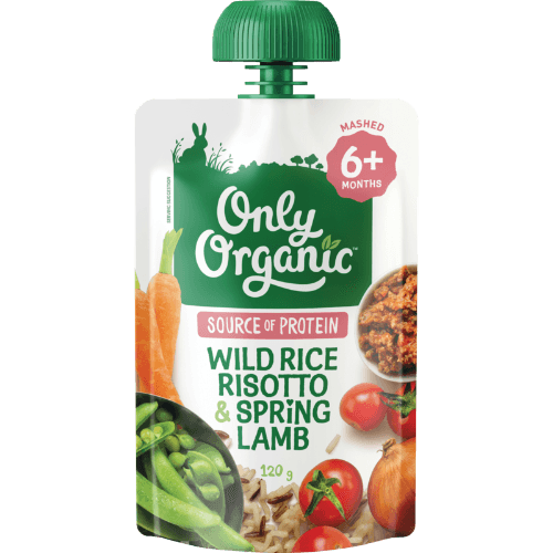 Only Organic Wild Rice Risotto & Spring Lamb 6+ Months