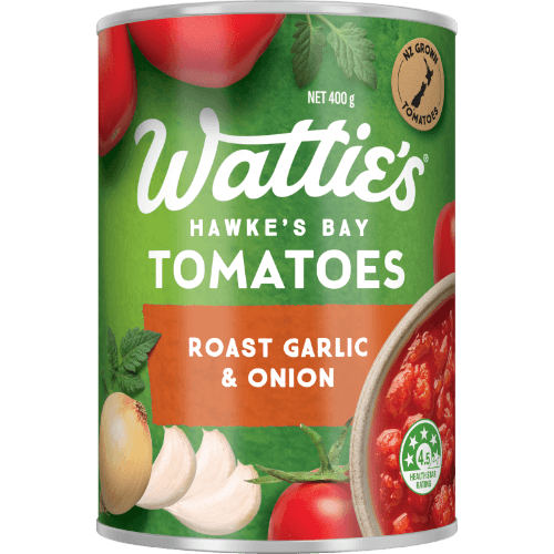 Wattie's Roast Garlic & Onion Tomatoes