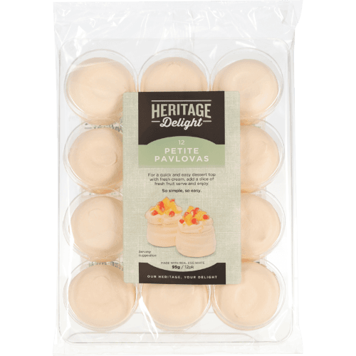 Heritage Delight Petite Pavlovas 12 pack