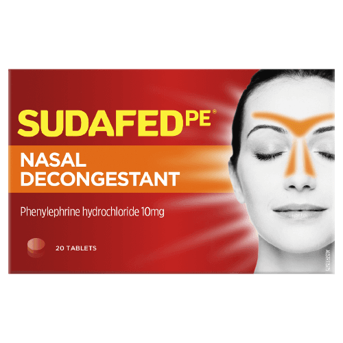 Sudafed PE Nasal Decongestant Tablets Non Drowsy