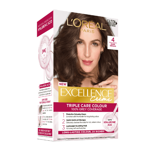 L'Oreal Paris Excellence Creme 4 Dark Brown Hair Colour