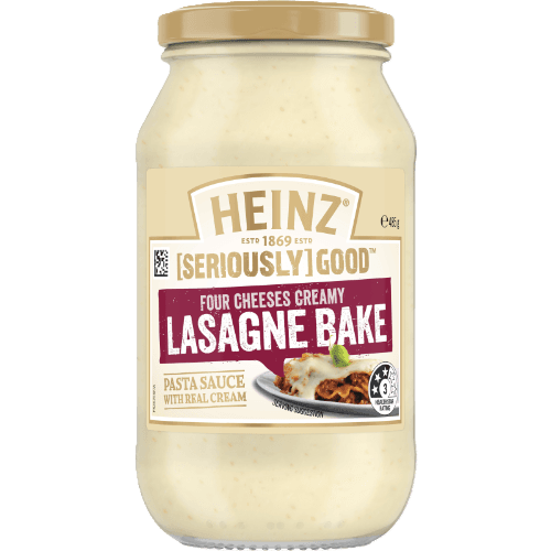 Heinz Seriously Good Four Cheeses Lasagne Pasta Bake Sauce