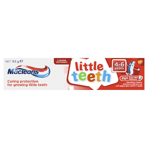 Macleans Little Teeth Sugar-Free Toothpaste 4-6 Years 63 g