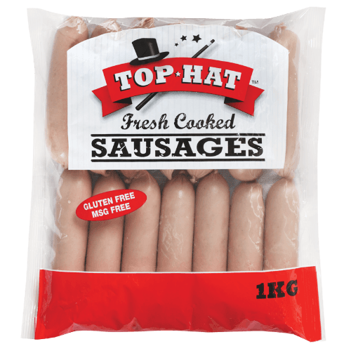 Top Hat Pre-Cooked Sausages 1 kg